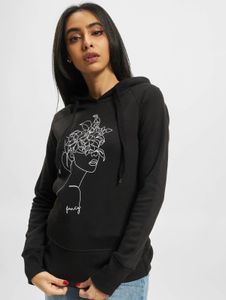 lässiger Mister Tee Damen Hoodie mit Baumwolle Schwarz