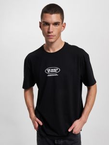 Camiseta Casual Mister Tee para hombre, 240 g/m², algodón, negra