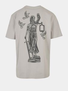T-shirt sportiva da uomo Mister Tee, 240 g/m² in cotone, colore grigio.