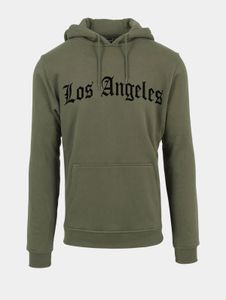 moderner Mister Tee Herren Hoodie Kordelzug Kapuze mit Baumwolle Khaki