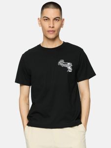 T-shirt da uomo Modern Mister Tee in cotone, nera