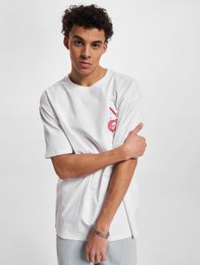 Camiseta cómoda Mister Tee para hombre, 200 g/m², algodón, blanca
