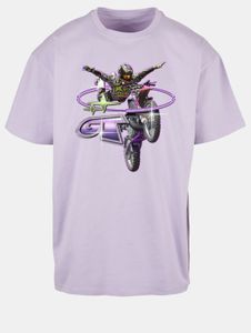 T-shirt oversize da uomo Modern Mister Tee, 240 g/m², cotone, viola