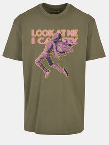 T-shirt sportiva da uomo Mister Tee, oversize, 240 g/m², cotone, kaki