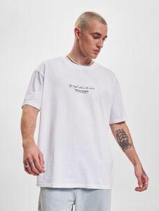 Camiseta Casual Mister Tee para hombre, 240 g/m², algodón, blanca