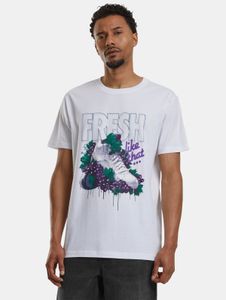 Camiseta deportiva Mister Tee para hombre, de algodón, color blanco.