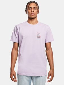 Cómoda camiseta Mister Tee para hombre, de algodón, color morado.