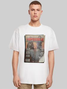 modernes Mister Tee Herren T-Shirt Oversize mit Baumwolle Weiß