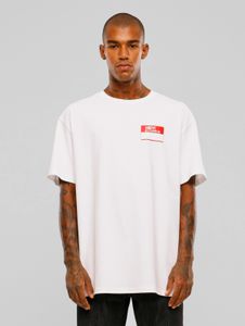 bequemes Mister Tee Herren T-Shirt Oversize mit Baumwolle Weiß