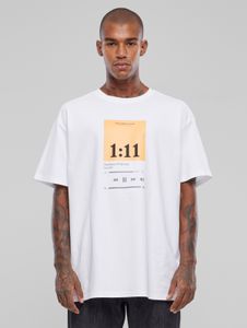 T-shirt sportiva da uomo Mister Tee in cotone, bianca