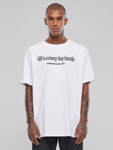 Camiseta deportiva Mister Tee para hombre, de algodón, color blanco.