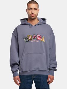 Sudadera con capucha para hombre Casual Mister Tee, corte oversize, 460 g/m², algodón, azul