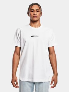 Camiseta Casual Mister Tee para hombre, 200 g/m², algodón, blanca