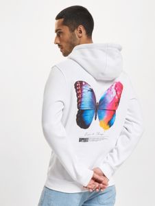 Sudadera con capucha Soft Mister Tee para hombre, 300 g/m², algodón, blanca.
