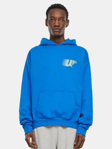 Sudadera con capucha para hombre Casual Mister Tee con puños y capucha acanalados, 460 g/m² de algodón, azul