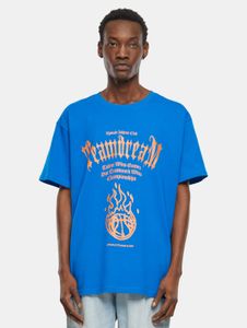 T-shirt oversize da uomo Casual Mister Tee, 240 g/m², cotone, blu