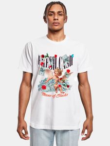 modernes Mister Tee Herren T-Shirt 200 g/m² mit Baumwolle Weiß