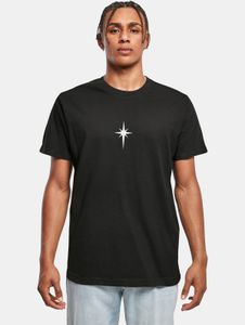 Camiseta cómoda Mister Tee para hombre, 200 g/m², algodón, negra