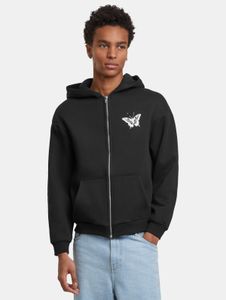 Sudadera con capucha para hombre Modern Mister Tee, 330 g/m², algodón, negra