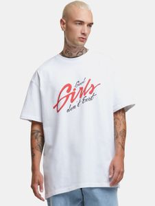 modernes Mister Tee Herren T-Shirt 200 g/m² mit Baumwolle Weiß