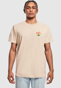 T-shirt sportiva da uomo Mister Tee, 200 g/m² in cotone, beige