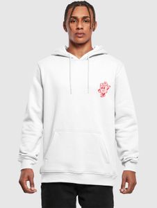 moderner Mister Tee Herren Hoodie 300 g/m² mit Baumwolle Weiß