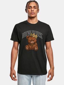 T-shirt casual da uomo Mister Tee, 200 g/m², cotone, nera