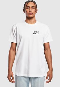T-shirt da uomo Modern Mister Tee in cotone, bianca