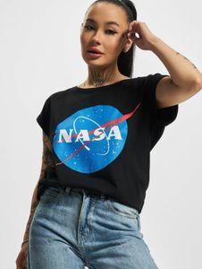 T-shirt sport Mister Tee pour femme, 140 g/m², en coton noir