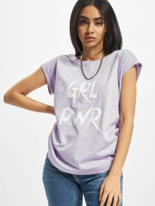 T-shirt sport Mister Tee pour femme, 140 g/m², 100 % coton, violet