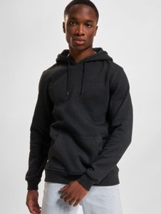 moderner Mister Tee Herren Hoodie Kordelzug Rippstrick 300 g/m² mit Baumwolle Anthrazit