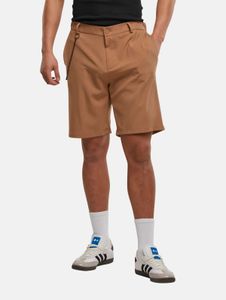 Comfortable 2Y Premium Men's Shorts Stretch Zip with Cotton Brown