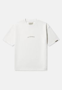 T-shirt casual da uomo Pas De Monaco, ecru-bianca