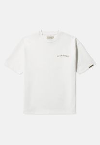 Comfortable Pas De Monaco men's oversized t-shirt made of cotton, ecru-white