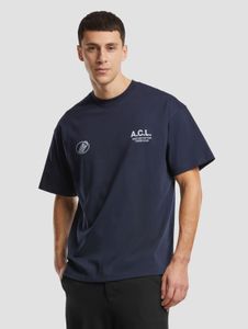 Casual Another Cotton Lab men's T-shirt with cotton, blue