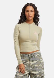 T-shirt elasticizzata da donna Modern Felicious in cotone, verde