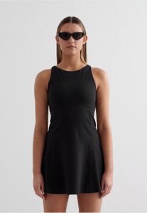 Vestido elástico de moda para mujer de aim'n, negro.