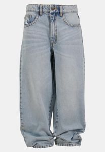 Jeans unisex moderni Karl Kani in cotone, blu