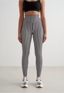 comfortable aim'n women's stretch trousers, black/white