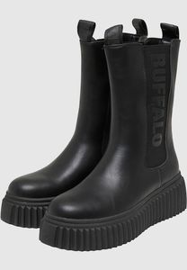 moderne Buffalo Damen Boots Schwarz