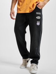 Comfortable PEGADOR men's jeans with pockets, cotton, black