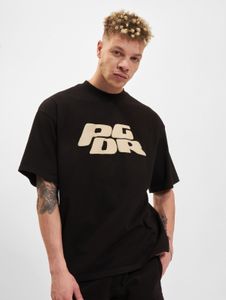 T-shirt noir décontracté PEGADOR pour homme