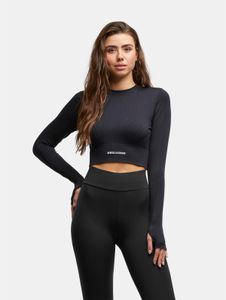 bequemes PEGADOR Damen Sweatshirt Stretch 210 g/m² Schwarz