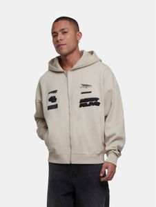 Sudadera con capucha suave para hombre PEGADOR de algodón, color beige.