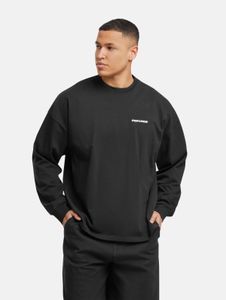 bequemes PEGADOR Herren Sweatshirt mit Baumwolle Schwarz