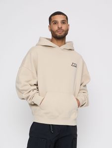 Modern PEGADOR men's hoodie in beige cotton