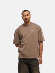 bequemes PEGADOR Herren T-Shirt Oversize mit Baumwolle Beige