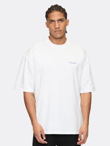 sporty PEGADOR men's T-shirt with cotton, white