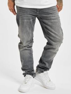 lässige Petrol Industries Herren Jeans Straight Fit Stretch Reißverschluss mit Baumwolle Grau