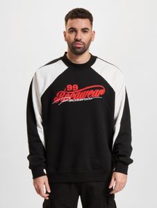 Felpa da uomo Rocawear morbida con cerniera e tasche, realizzata in cotone, nera/bianca